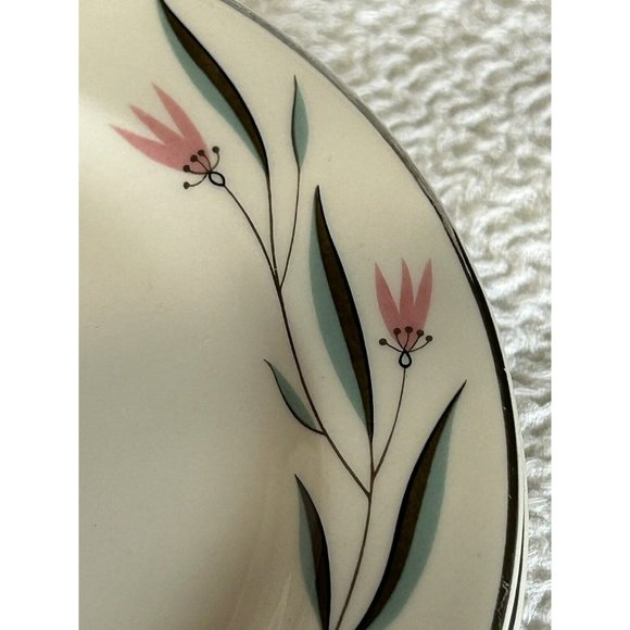 Edwin Knowles Carlton Set Of 4 Dessert/bread Plates 1950s Vintage VGUC - Picture 12 of 12